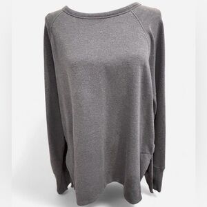 Athleta Sweatshirt crew neck grey
